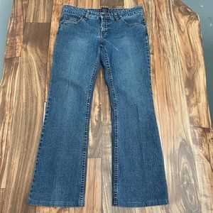 zinc bootcut jeans women blue junior size 7